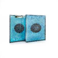 کلاسور کلاسیک مدل طرح کاشی یزد به همراه تخته شاسی | چاوه