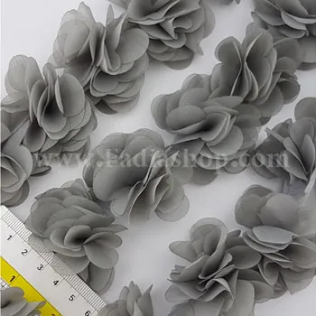 یراق - نوار طرح گل طوسی