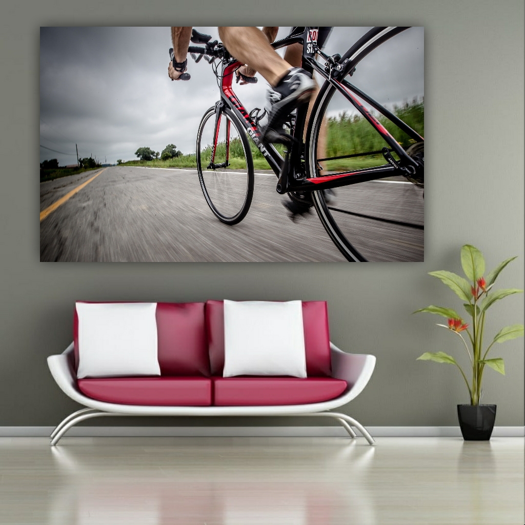 تابلو بوم طرح دوچرخه سوار حرفه ای مدل SDB900