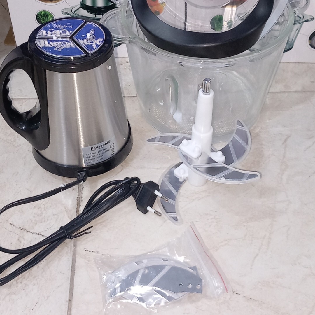 خردکن برقی3.5 لیتر پاناسونیک همراه تیغه زاپاس