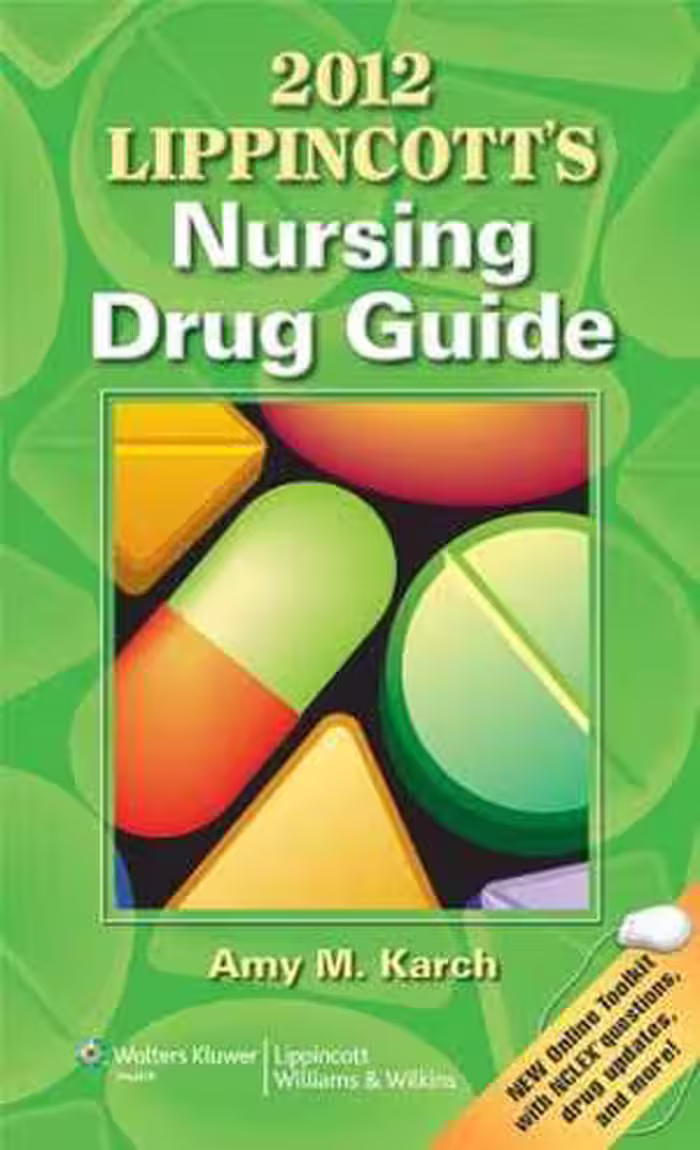[PDF] دانلود کتاب 2012 Lippincott's Nursing Drug Guide, 2011