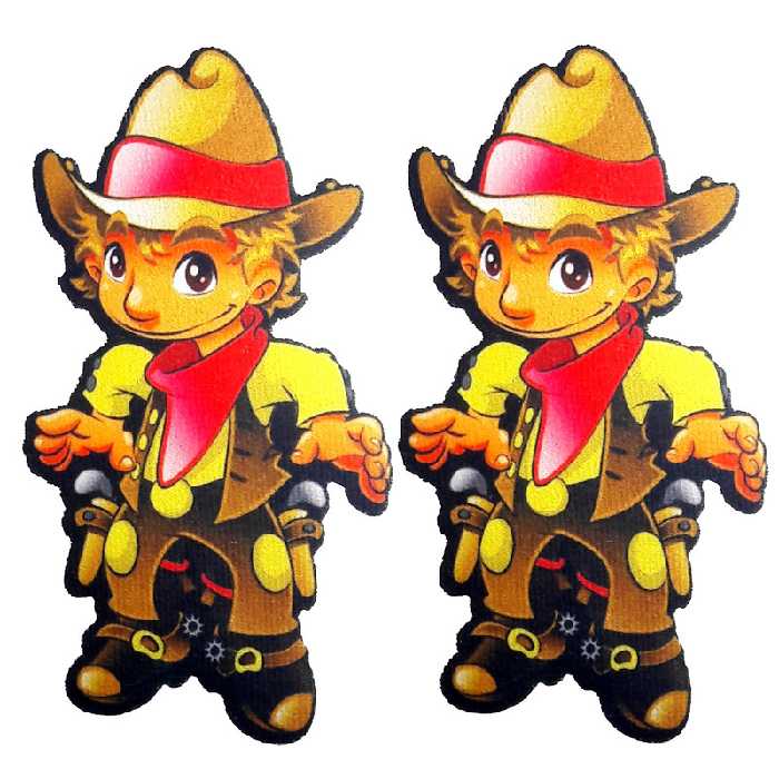 استیکر پارچه و لباس مدل ST20 بسته 2 عددی