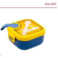 ظرف غذا درب دار قابل حمل 2 مخزنه tedemei دارای قاشق و قیچی بسیار زیبا و خاص