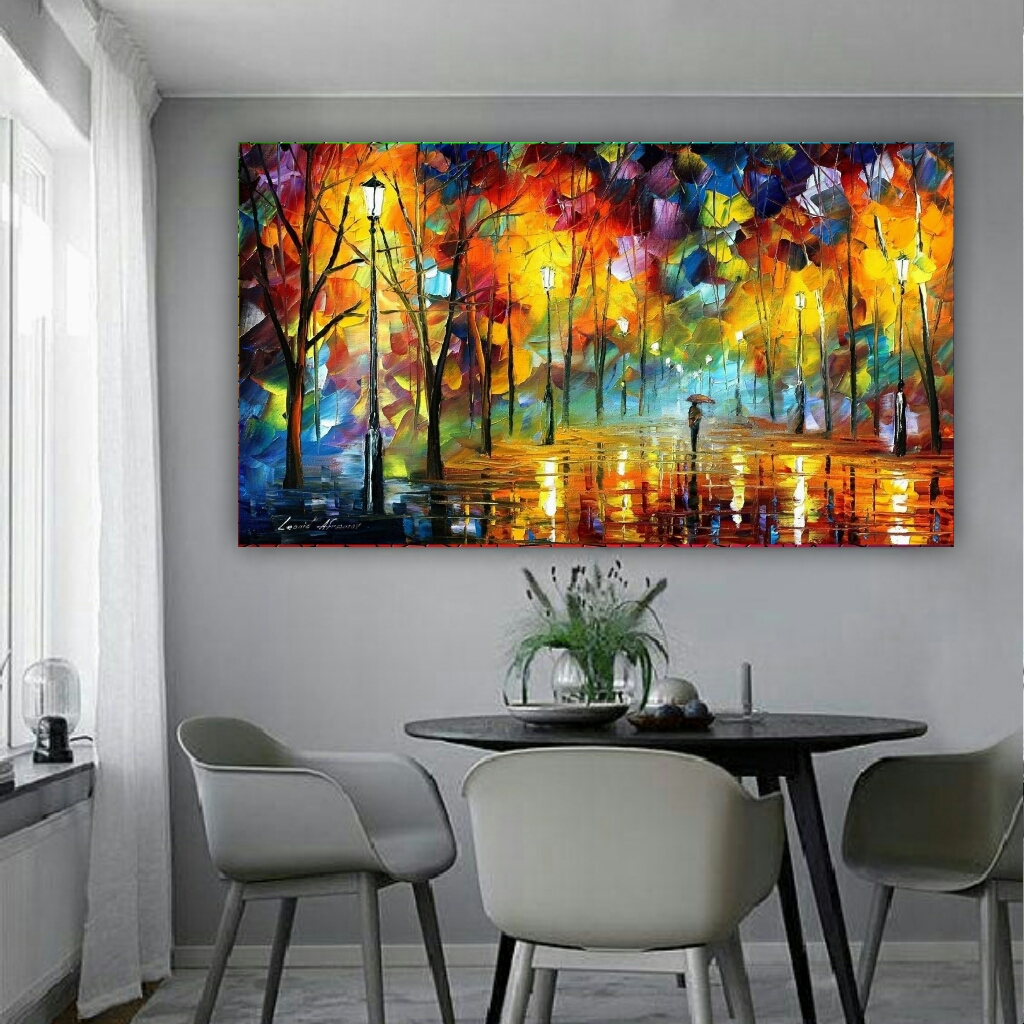 تابلو بوم طرح منظره کد BH609