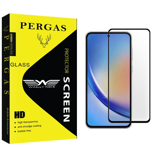 محافظ صفحه نمایش شیشه ای وایلی نایس مدل Pergas مناسب برای گوشی موبایل سامسونگ Galaxy A35 | کالا برتری