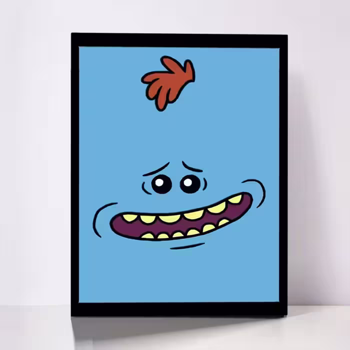 تابلو مدل Rick &amp; Morty کد F-1038