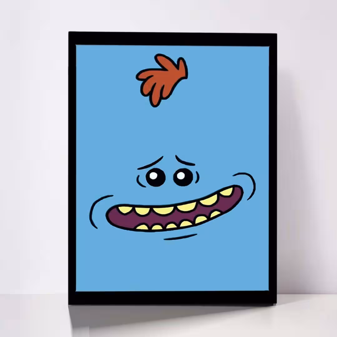 تابلو مدل Rick &amp; Morty کد F-1038