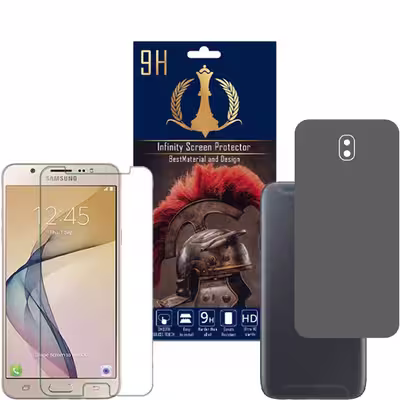 برچسب پوششی اینفینیتی مدل PRO MAX مناسب برای گوشی موبایل سامسونگ Galaxy J7 PRO به همراه محافظ صفحه نمایش