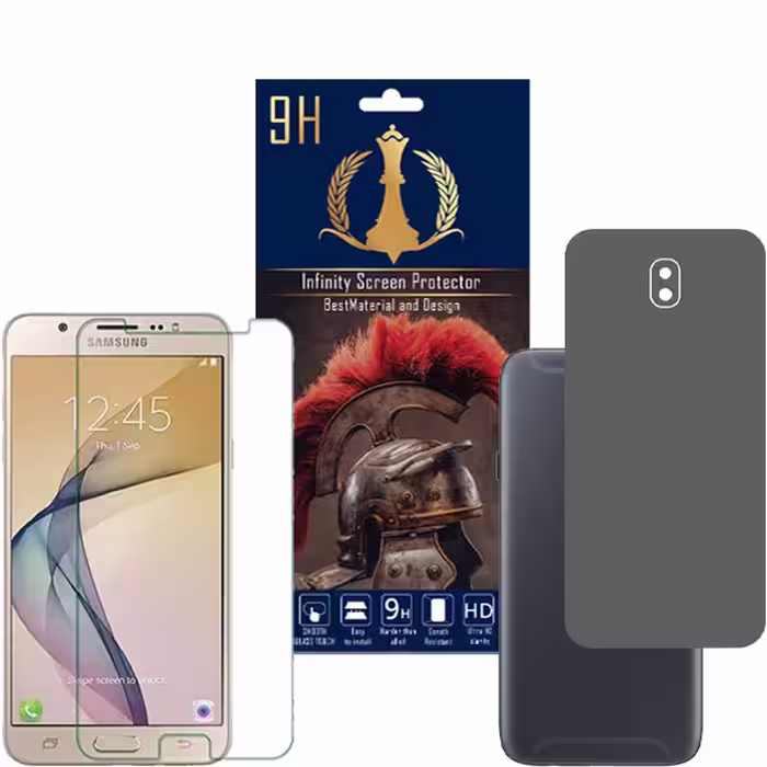 برچسب پوششی اینفینیتی مدل PRO MAX مناسب برای گوشی موبایل سامسونگ Galaxy J7 PRO به همراه محافظ صفحه نمایش