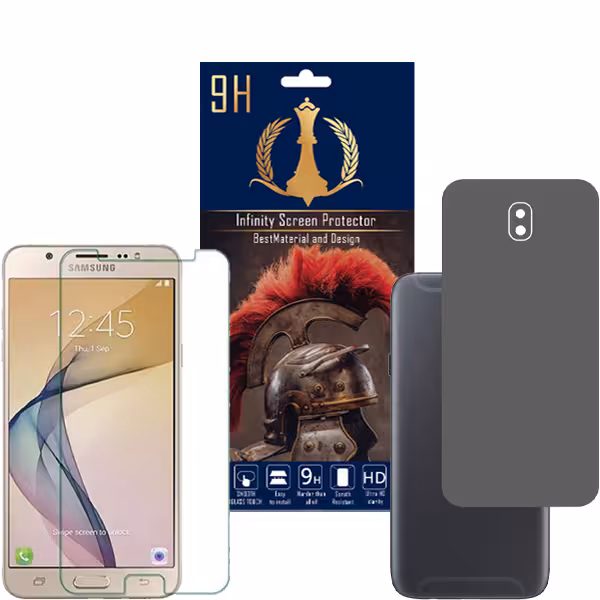 برچسب پوششی اینفینیتی مدل PRO MAX مناسب برای گوشی موبایل سامسونگ Galaxy J7 PRO به همراه محافظ صفحه نمایش