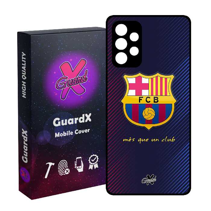 کاور گارد ایکس طرح Barcelona مدل Glass10058 مناسب برای گوشی موبایل سامسونگ Galaxy A52s