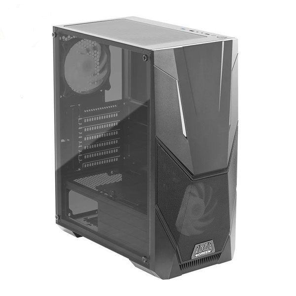 کیس کامپیوتر گیمینگ گرین ARIA