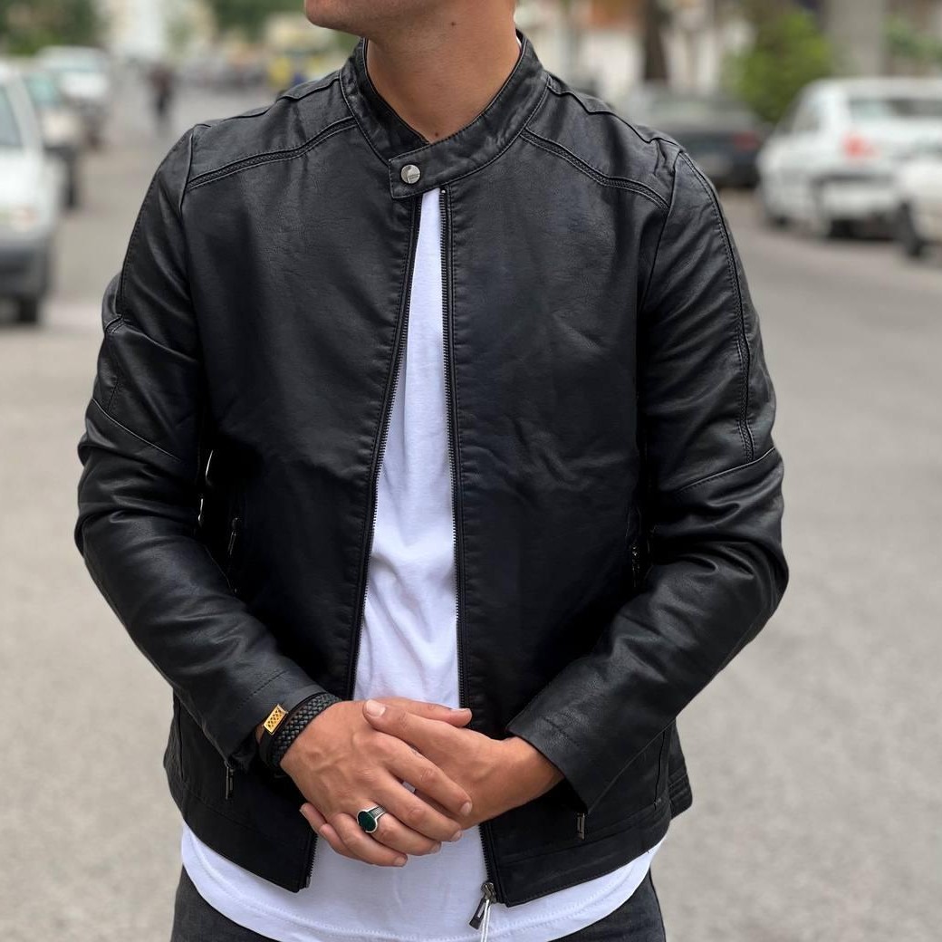 کت چرم درجه یک مردانه
