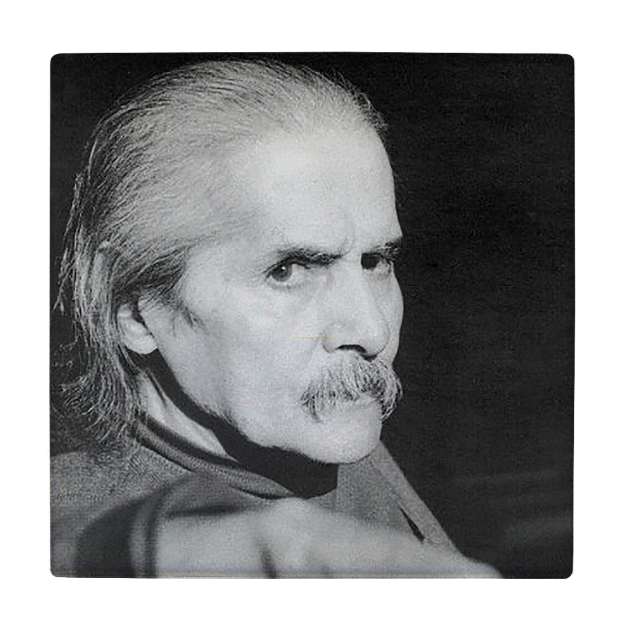 کاشی کارنیلا طرح پرتره مهدی اخوان ثالث مدل لوحی کد klh270