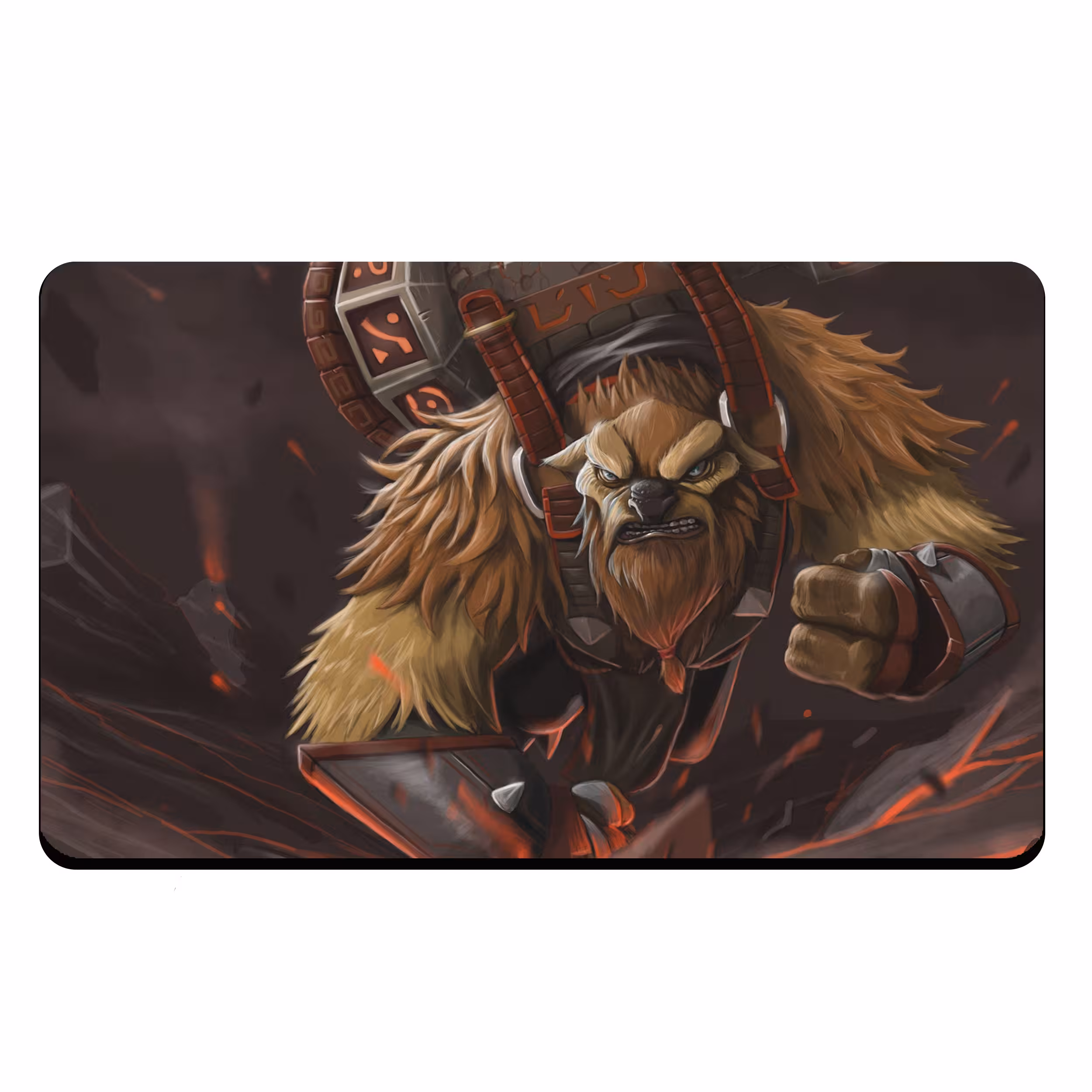 ماوس پد مخصوص بازی طرح dota2 مدل MOUB 533