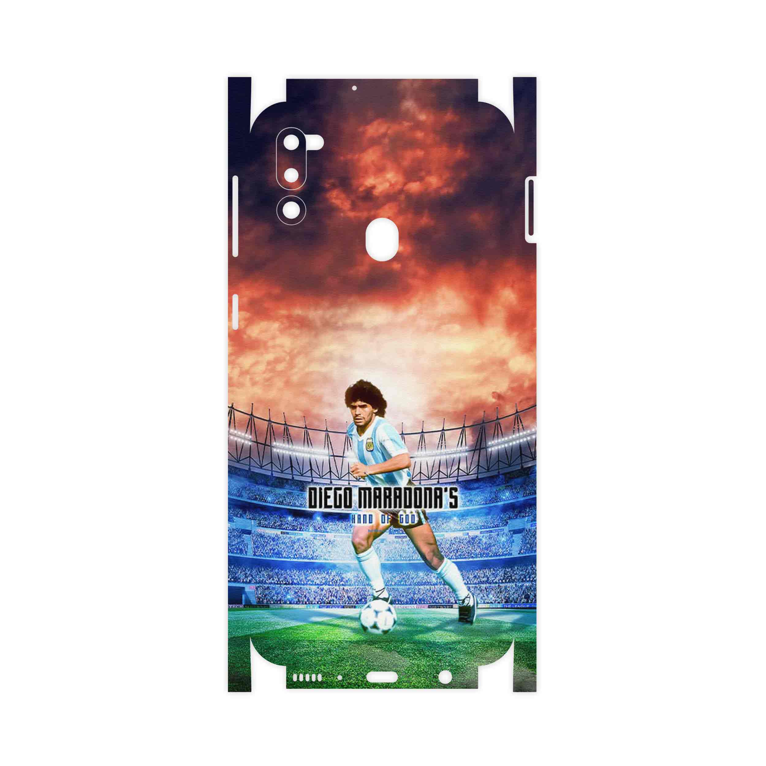 برچسب پوششی ماهوت مدل Diego Maradona-FullSkin مناسب برای گوشی موبایل سامسونگ Galaxy M21 (2021) Edition