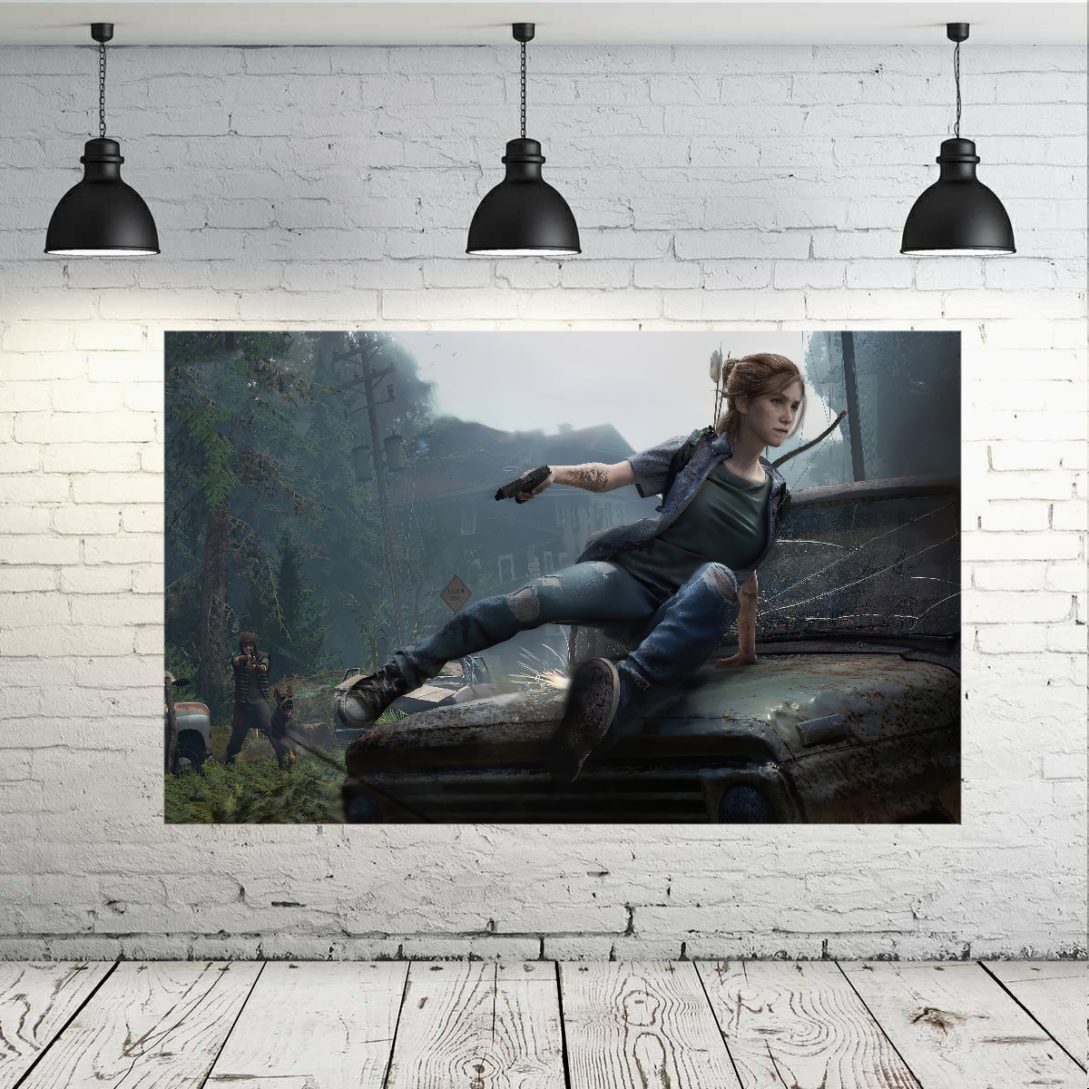 تابلو بوم طرح گیم THE LAST OF US PART II مدل SDB8905