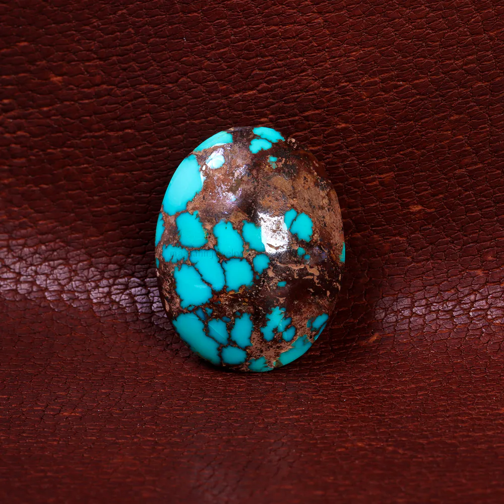 نگین فیروزه شجری کد 15182 - جواهری مشاهیر