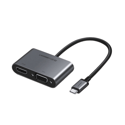 تبدیل USB-C به HDMI و VGA و USB 3.0 یوگرین مدل CM162 کد