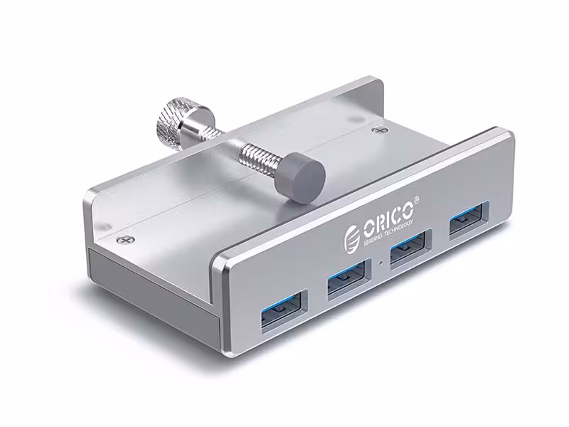 هاب 4 پورت اوریکو ORICO MH4PU-P 4 Ports USB3.0 Clip-type Hub
