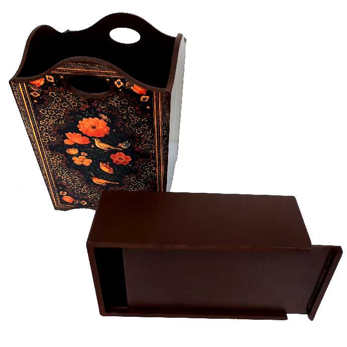 ست سطل و جعبه دستمال کاغذی کد n23