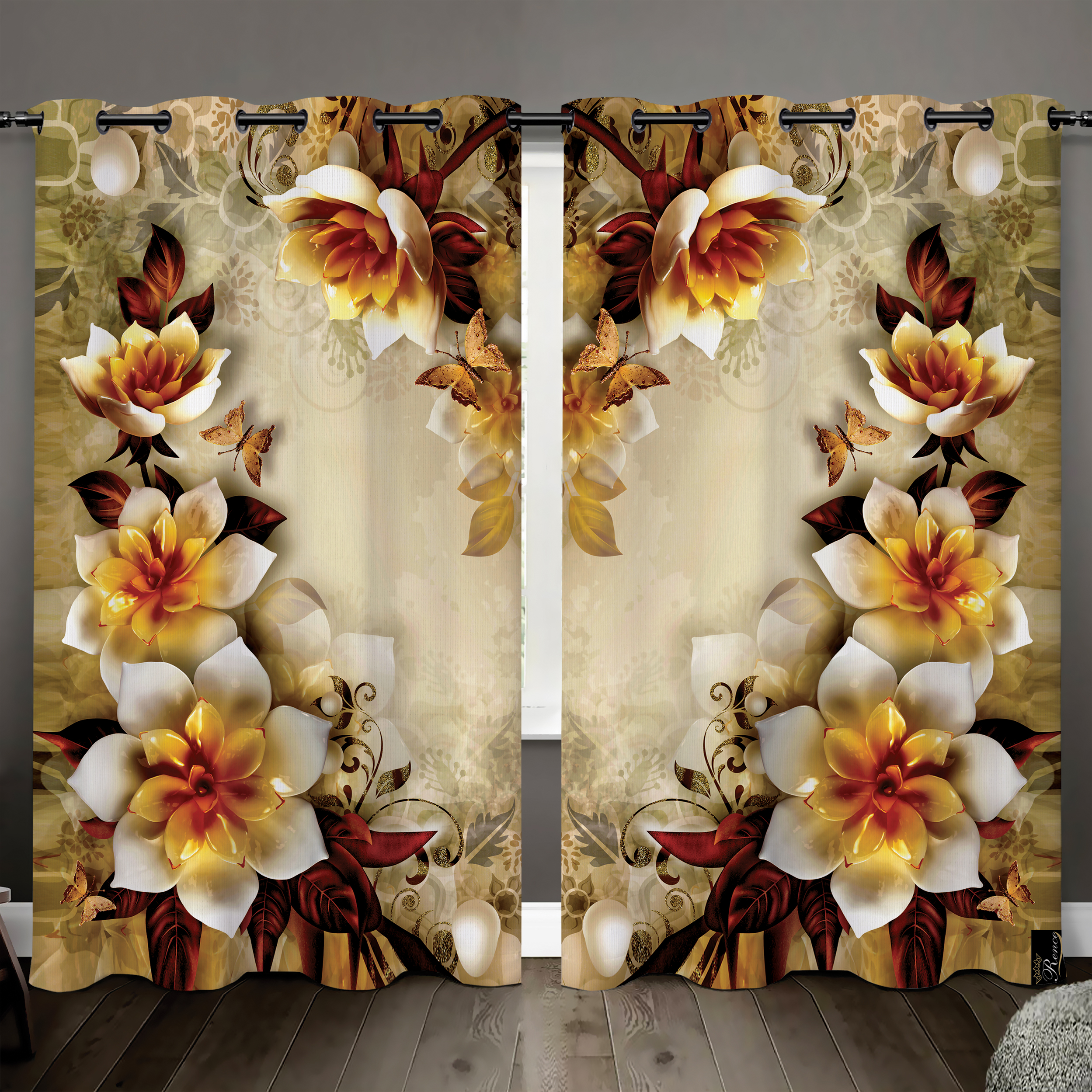 پرده رنس مدل C32-50823 سایز 
190x140 سانتی متر