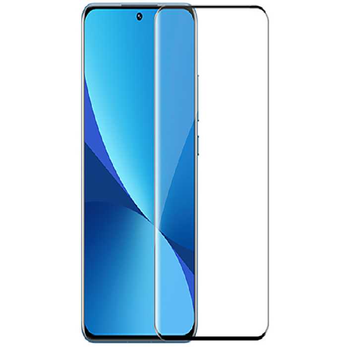 محافظ صفحه نمایش شیشه‌ ای گوشی شیائومی می 12 و 12 ایکس نیلکین Nillkin Xiaomi Mi 12/12X 3D CP MAX tempered glass