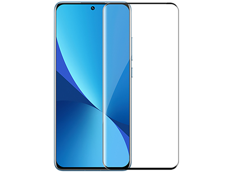 محافظ صفحه نمایش شیشه‌ ای گوشی شیائومی می 12 و 12 ایکس نیلکین Nillkin Xiaomi Mi 12/12X 3D CP MAX tempered glass