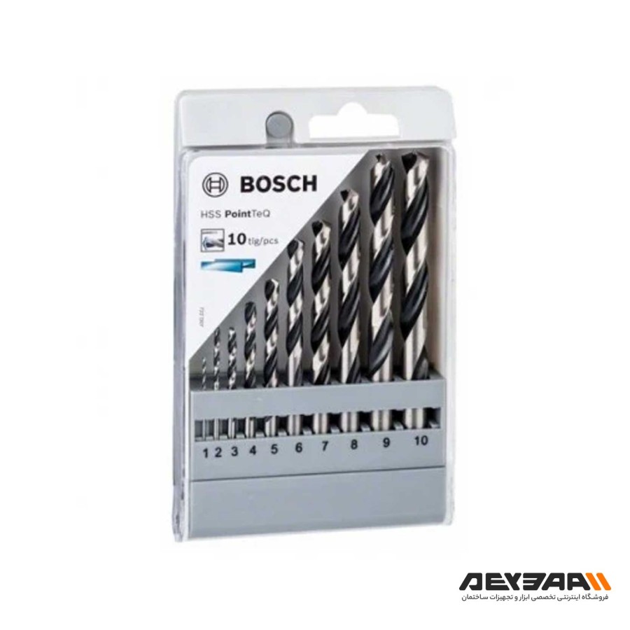 مجموعه 10 عددی مته آهن بوش مدل 2608577348
