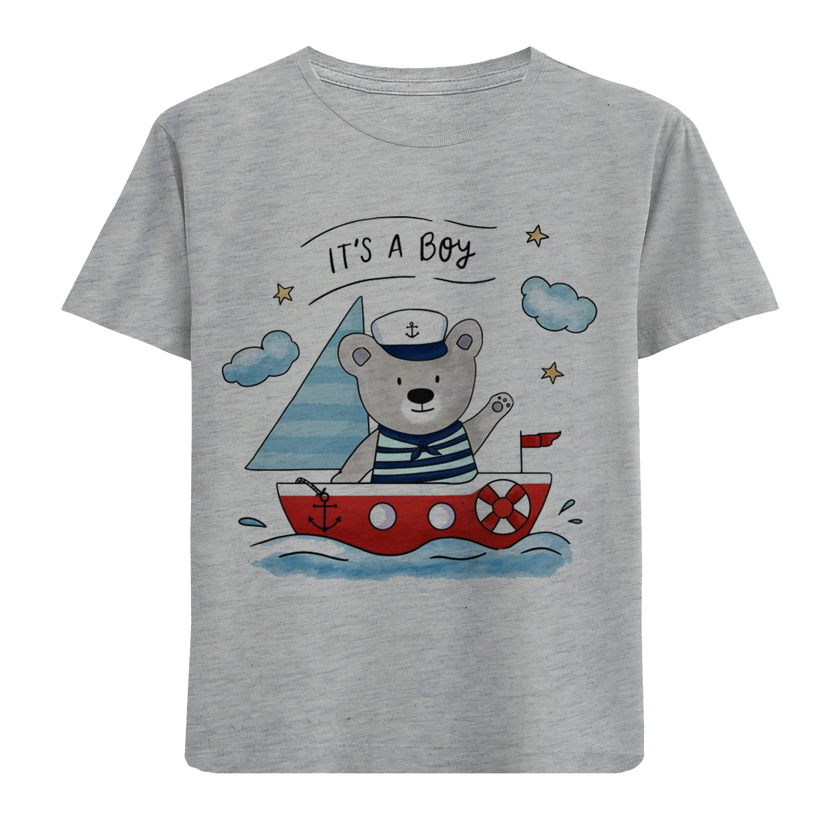 تی شرت بچگانه مدل قایق M07