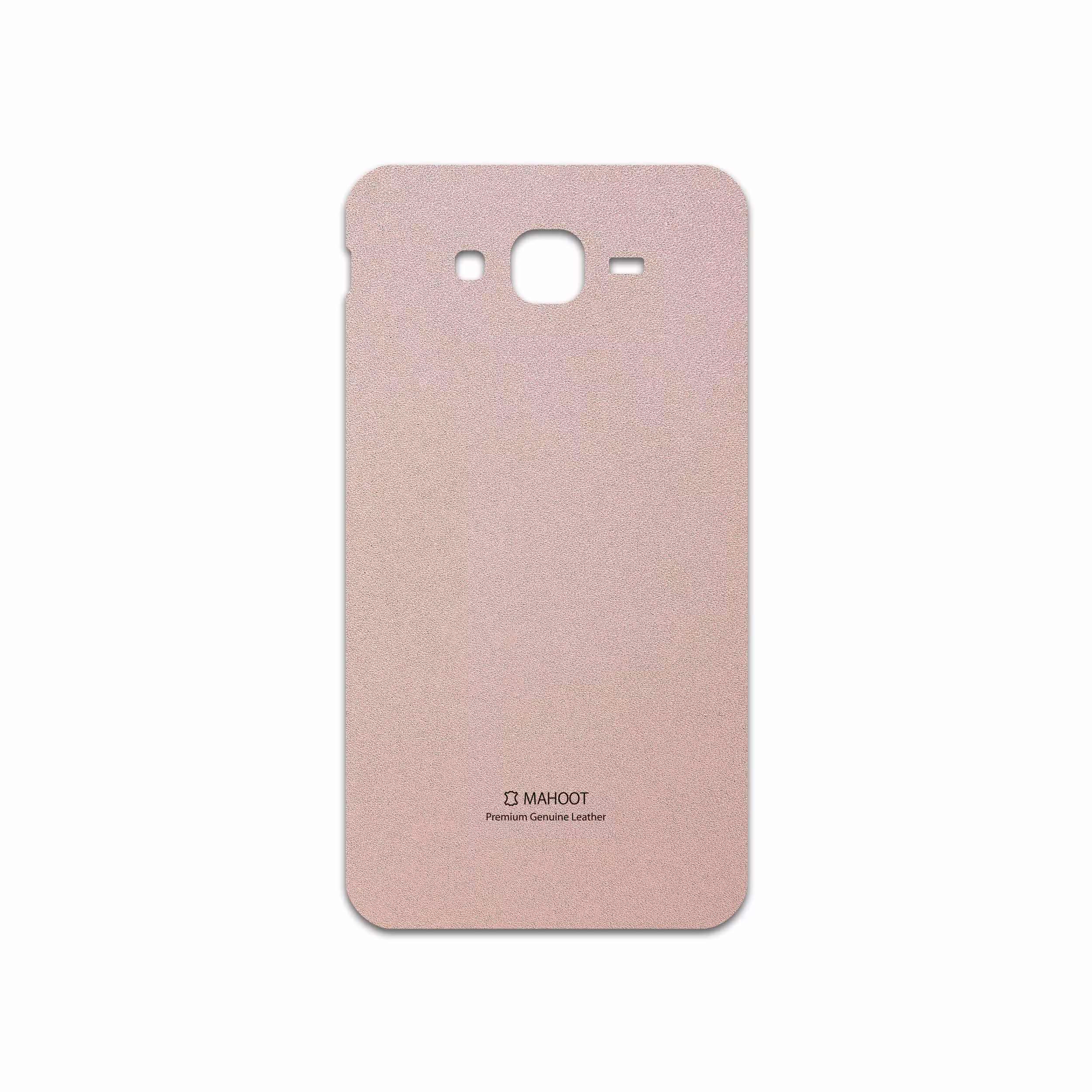 برچسب پوششی ماهوت مدل Rose Gold Leather مناسب برای گوشی موبایل سامسونگ Galaxy J7 Core