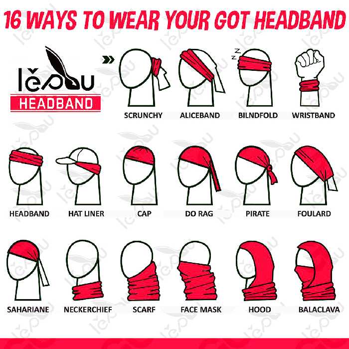 دستمال سر و گردن لیپو مدل   11