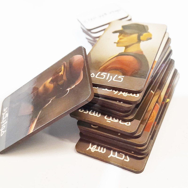 کارت بازی مافیا سناریو شب هاب مافیا چوبی 