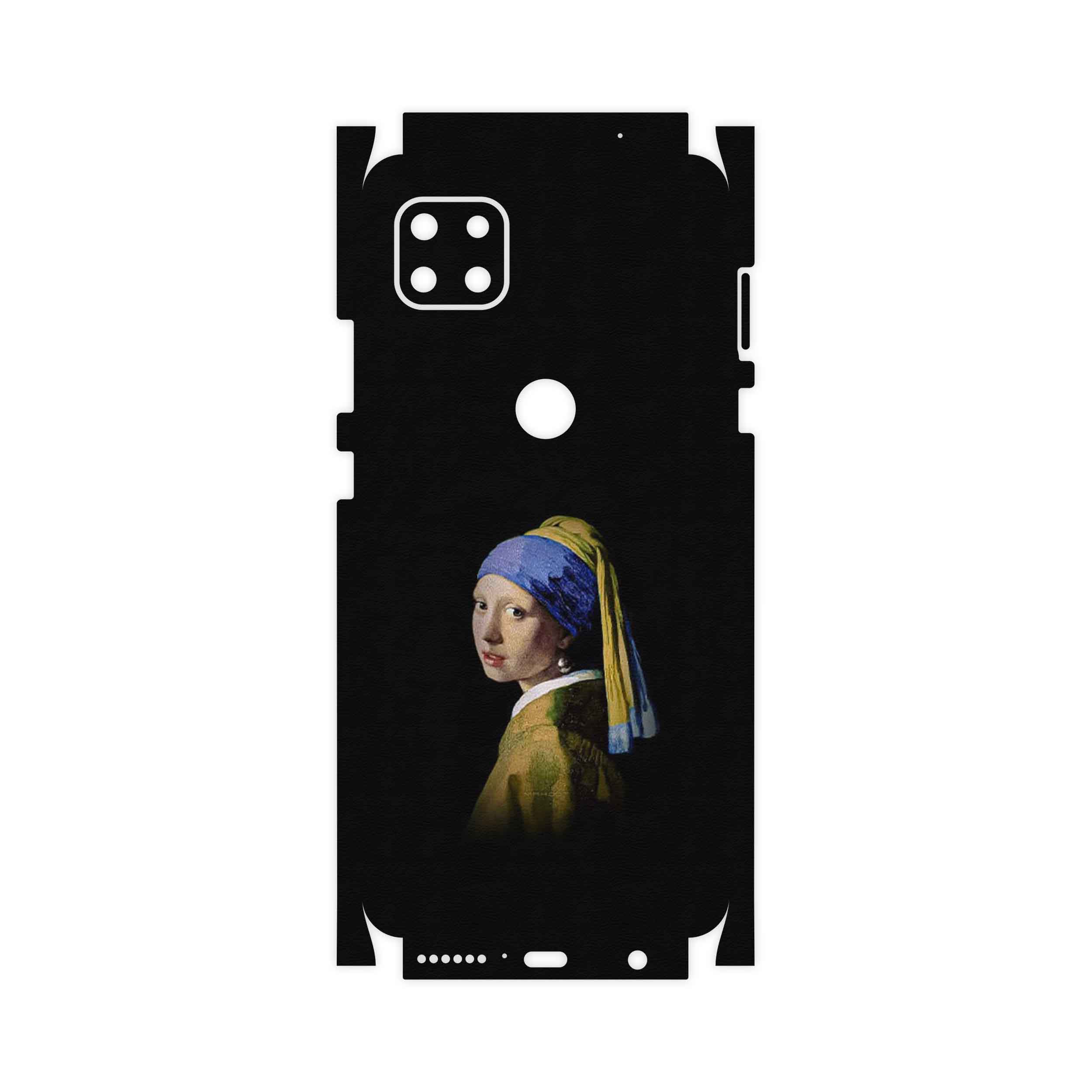 برچسب پوششی ماهوت مدل Girl with a Pearl Earring of Vermeer-FullSkin مناسب برای گوشی موبایل موتورولا MOTO G 5G