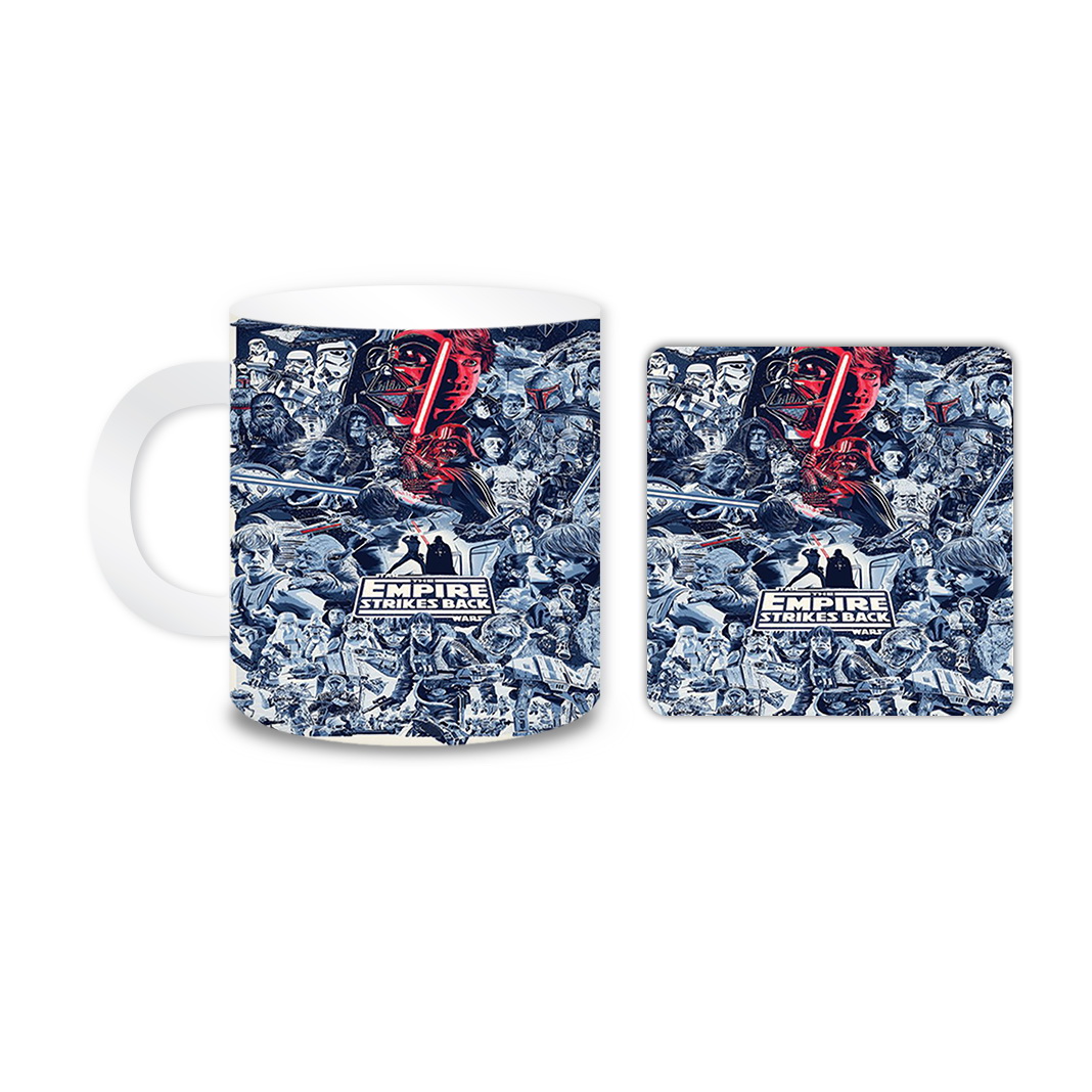 ماگ مدل جنگ ستارگان کد 929 به همراه زیر لیوانی