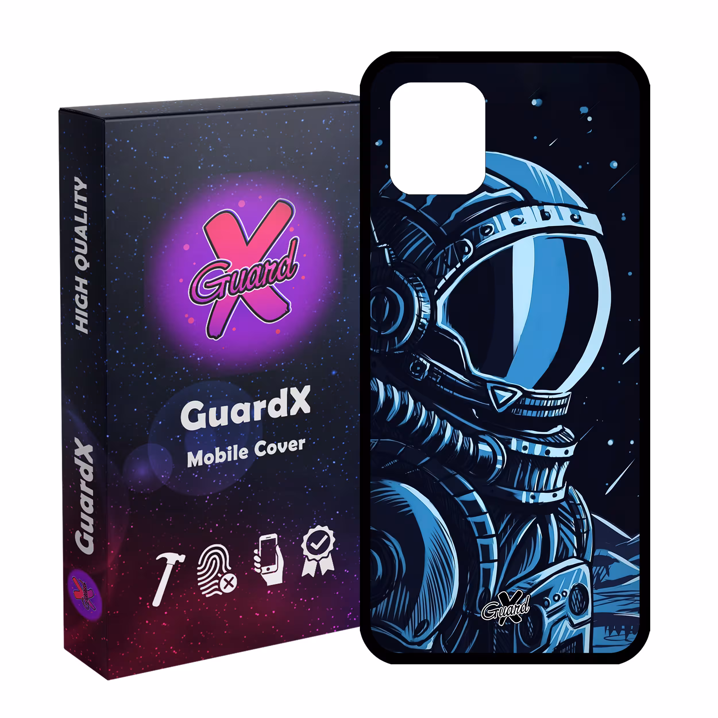کاور گارد ایکس طرح فضانورد مدل Glass10473 مناسب برای گوشی موبایل سامسونگ Galaxy Note 10 Lite / A81