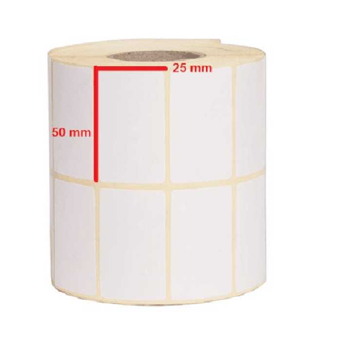 برچسب پرینتر لیبل زن مدل 25x50
