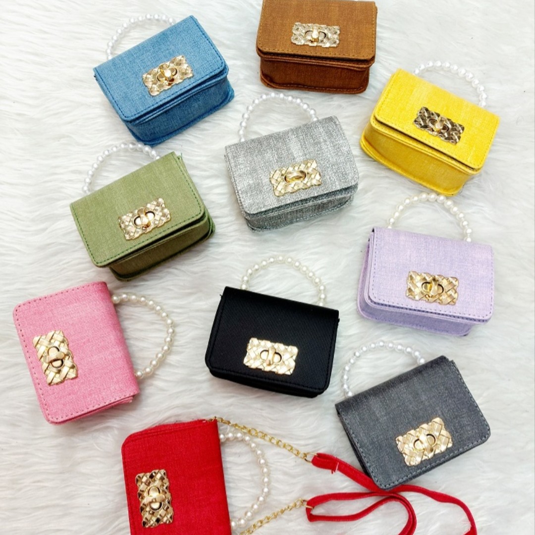 کیف مینی بگ دسته مرواریدی