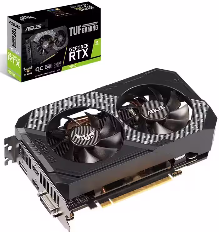 کارت گرافیک ایسوس مدل TUF-RTX2060-O6G گیمینگ با حافظه 6 گیگابایت