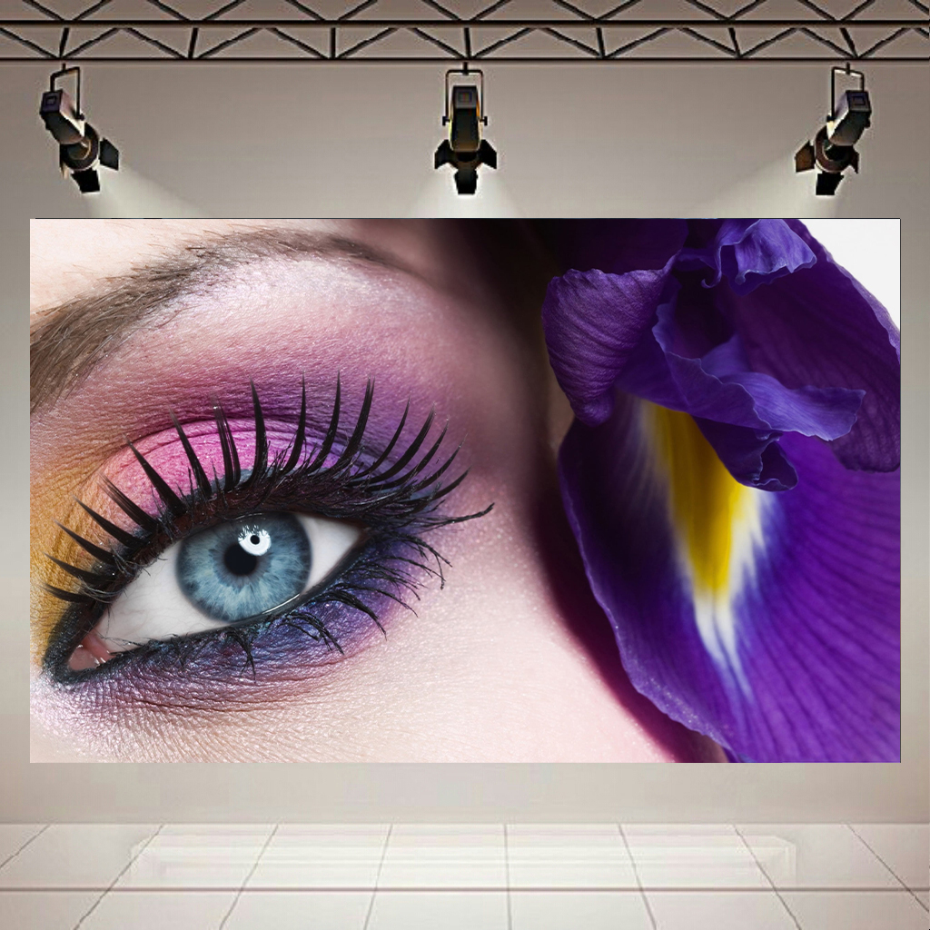 تابلو بوم طرح چهره مدل چشم کد AR2740