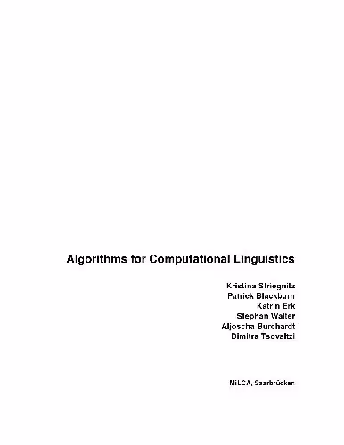 خرید و دانلود نسخه کامل کتاب Algorithms for computational linguistics