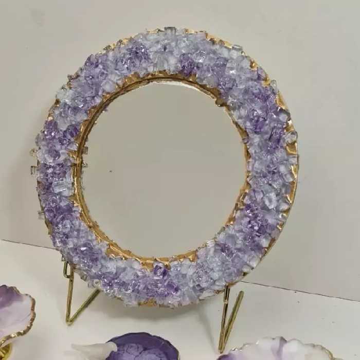 آینه قطر 30 سانت مناسب هفتسین بنفش