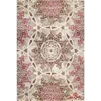 فرش  ماشینی ساوین کد 1509 صورتی