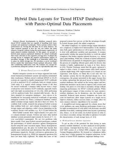خرید و دانلود نسخه کامل کتاب Hybrid Data Layouts for Tiered HTAP Databases with Pareto-Optimal Data Placements [article]