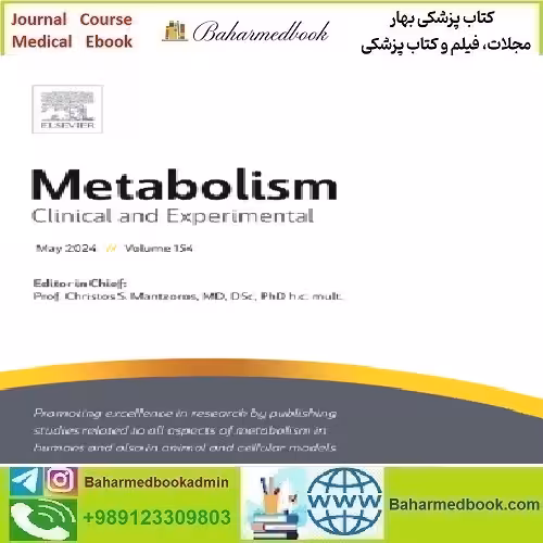 Metabolism Volume 138 to 149 2023 TRUE PDF price 12€ - کتاب پزشکی بهار