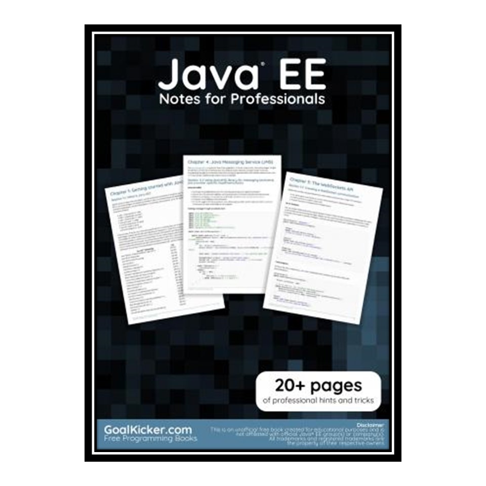 کتاب Java EE Notes for Professionals اثر Goal Kicker انتشارات مؤلفین طلایی