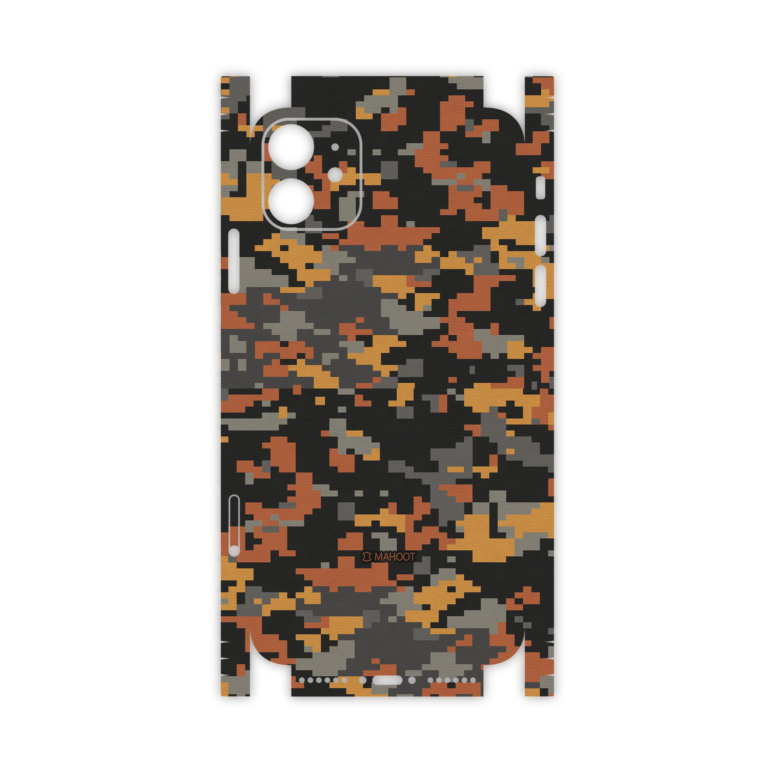 برچسب پوششی ماهوت مدل Army-Autumn-pixel-FullSkin مناسب برای گوشی موبایل اپل iPhone 11