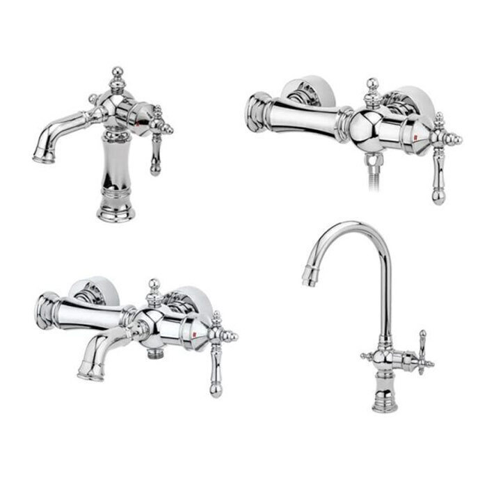 ست شیرآلات قهرمان مدل نگین