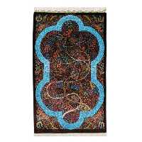 فرش دستبافت  نیم متری حرمتی کد 122