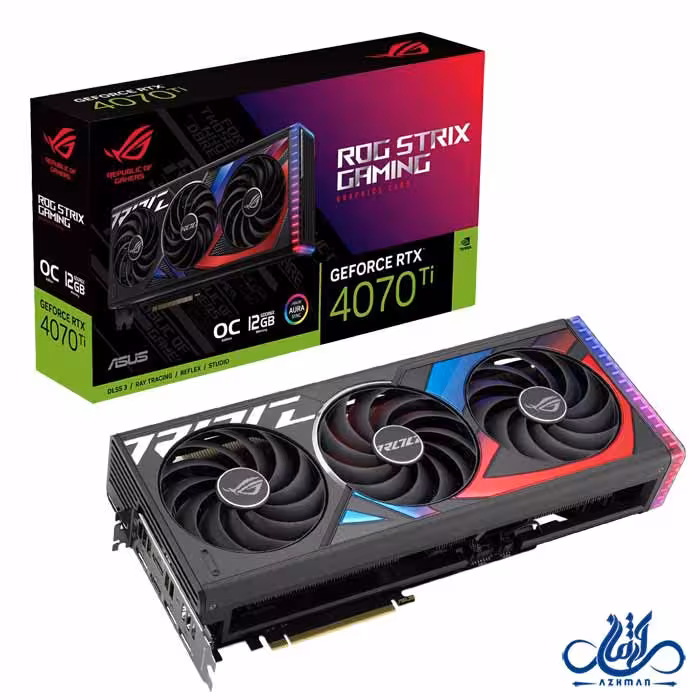 کارت گرافیک ایسوس ROG STRIX RTX 4070 Ti O12G